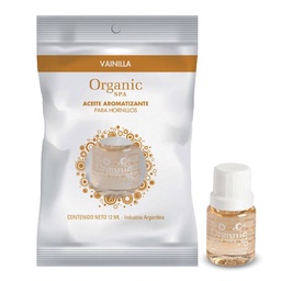 Aceite para Hornillos Vainilla Organic Spa 12 ml.
