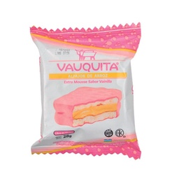 Alfajor de Arroz Vauquita Mousee Vainilla 28 gr.