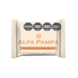 Bocadito Dulce de Leche Blanco Alfa Pampa 30 gr.