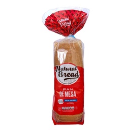 Pan Blanco de Mesa Natural Bread 590 gr.