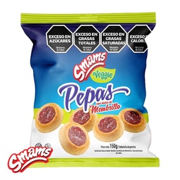 Galletitas Pepas Veggie Smams 150 gr.