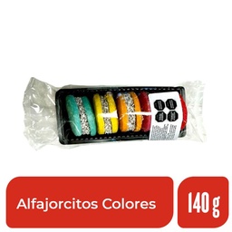 Alfajorcitos Colores Cristal 140 gr.