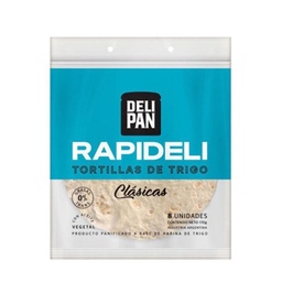 Tortillas de Trigo Clasicas Rapideli 170 gr.