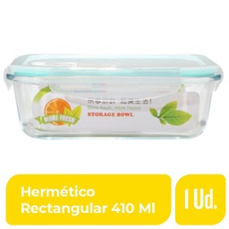 Hermético Rectangular 410 ml Fresh 1 Ud.