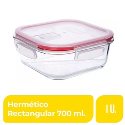 Hermético Rectangular 700 ml Fresh 1 Ud.