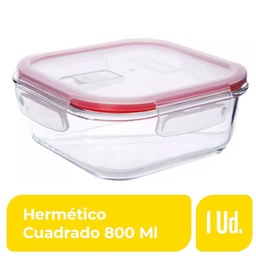 Hermético Cuadrado 800 ml Fresh 1 Ud.