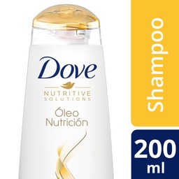 Shampoo Dove Óleo Nutrición 200 ml.