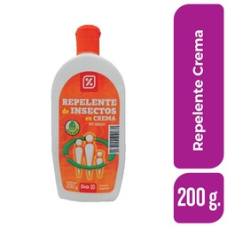 Repelente de Insectos Dia Crema 200 gr.