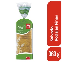 Pan de Molde Salvado Dia Rodajas Finas 360 gr.