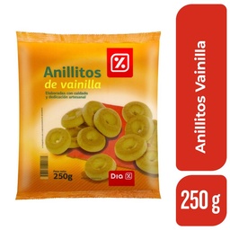 Galletitas Anillitos Dia Vainilla 250 gr.