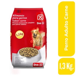 Alimento para Perros Dia Adultos Carne 1,3 kg.