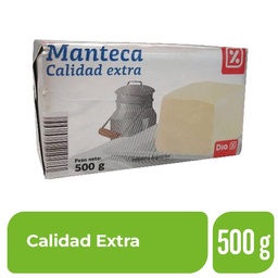 Manteca Calidad Extra Dia 500 gr.