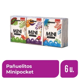 Pañuelos Minipocket Dia 6 Ud.