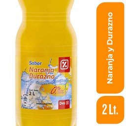 Agua Saborizada con Gas Dia Naranja y Durazno 2 lts.