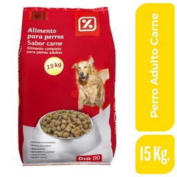 Alimento para Perros Dia Adultos Carne 15 kg.