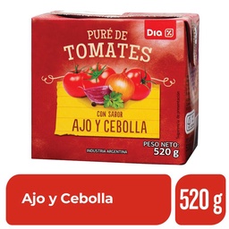 Puré de Tomate Dia Sabor Ajo y Cebolla 520 gr.