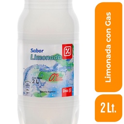 Agua Saborizada con Gas Dia Limón 2 lts.