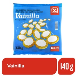 Galletitas Dulces Dia Vainilla 140 gr.