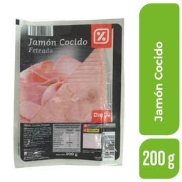 Jamón Cocido Dia Feteado 200 gr.