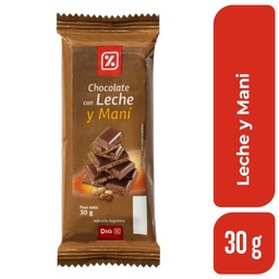 Chocolate con Leche y Maní Dia 30 gr.