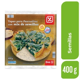 Tapas para Pascualina Dia Semillas 400 gr.