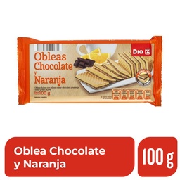 Obleas Chocolate y Naranja Dia 100 gr.