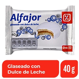 Alfajor Dia Glaseado 40 gr.