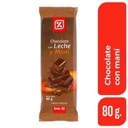 Chocolate con Maní Dia 80 gr.
