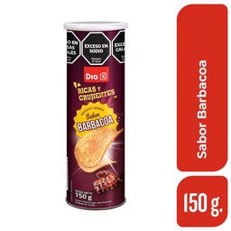 Papas Fritas Tubo Dia Sabor Barbacoa 150 gr.