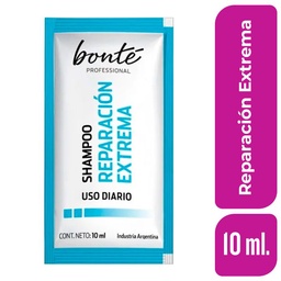 Shampoo Bonté Reparación Extrema 10 ml.