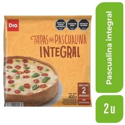 Tapa para Pascualina Dia Integral 400 gr.