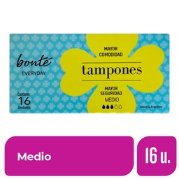 Tampones Bonté Medio 16 un.