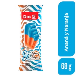 Helado de Agua Dia Ananá y Naranja 68 gr.