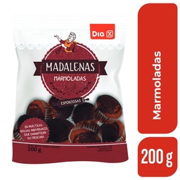 Madalenas Dia con Marmoladas 200 gr.