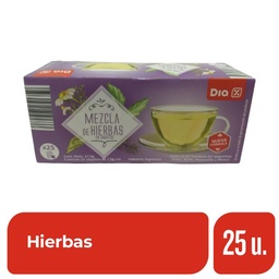 Té Dia Hierbas Sin Tacc 25 un.