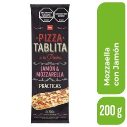 Pizza de Muzzarella Dia con Jamón Tablita 200 gr.
