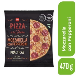 Pizza de Muzzarella Dia con Pepperoni 470 gr.