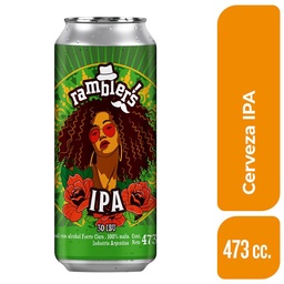 Cerveza Ipa Lata Ramblers 473 ml.