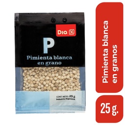 Pimienta Blanca en Grano Dia 25 gr