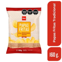 Papas Fritas Tradicional Dia 160 gr.