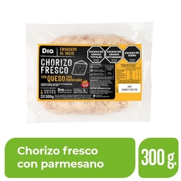 Chorizo Parmesano Parrillero Dia 300 gr.