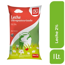 Leche Ultrapasteurizada 2% Dia 1 lt