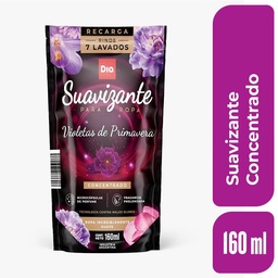 Suavizante Concentrado con Violetas Dia 160 ml.