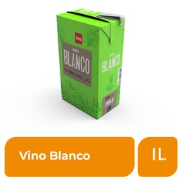 Vino Blanco Tetra con Tapa Dia 1 lt.