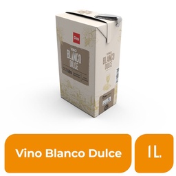 Vino Blanco Dulce Tetra con Tapa Dia 1 lt.