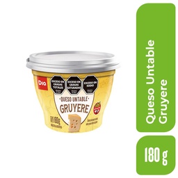 Queso Untable Gruyere Dia 180 gr.