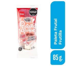 Paleta de Agua Frutal Frutilla Dia 85 gr.