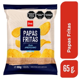 Papas Fritas Corte Americano Dia 65 gr.