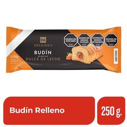 Budín Relleno de Dulce de Leche Delicious 250 gr.