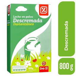 Leche en Polvo Descremada Dia 800 gr.